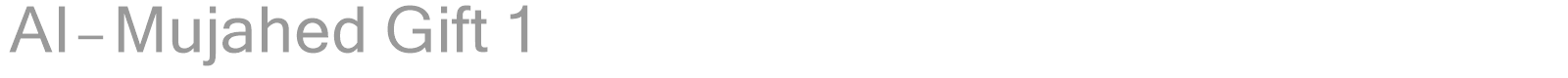 Al-Mujahed Free font preview